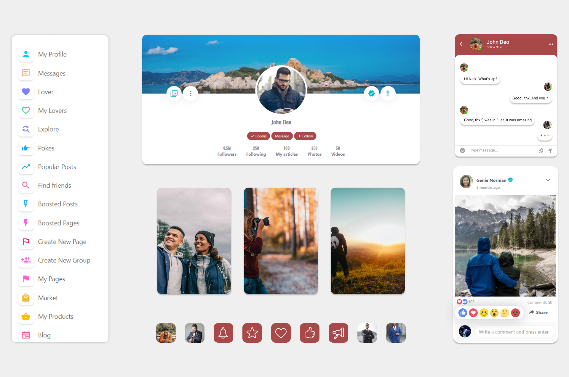 Social media platform